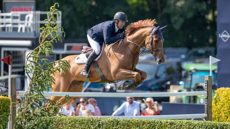 Dublon a permis à William Funnell de devenir le premier quintuple vainqueur du derby de Hickstead