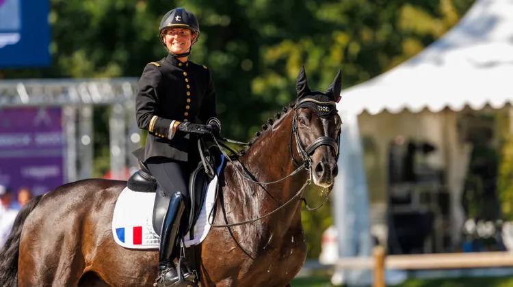 Ici aux Européens de Riesenbeck 2023, Pauline Basquin et Sertorius de Rima*IFCE seront de la partie à Versailles