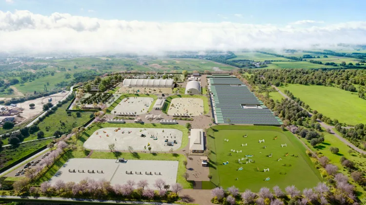 Vue aérienne du site tel qu’il sera transformé après les travaux de modernisation.