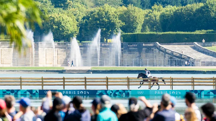 Le cross dessiné par Pierre Le Goupil dans le parc du château de Versailles a été l'un des temps forts de ces Jeux olympiques