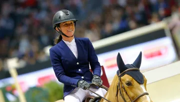 Félicie Bertrand et Sultane des Ibis lors de leur victoire à Bordeaux