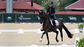 Pauline Basquin et Sertorius de Rima ont présenté une reprise fluide et sans faute cet après-midi en Bourgogne.