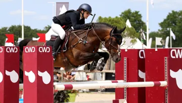 Ella Rinaldi et Boston du Verdon, double champion d’Europe en titre de concours complet avec Maé, la sœur aînée d’Ella.