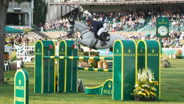 Olivier Robert et Vangog du Mas Garnier dans le CSIO 5* de Calgary
