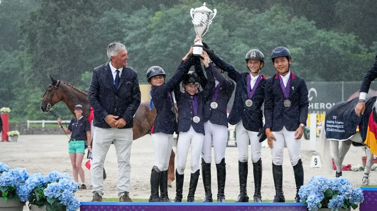 L'équipe de France Enfants a décroché la médaille d'argent à Gorla Minore