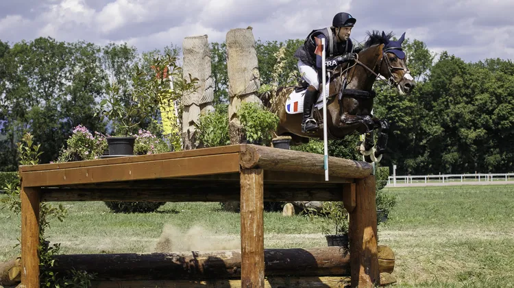 Raphaël Cochet et Difda du Very sur le cross du CCIO 4*-S d'Avenches