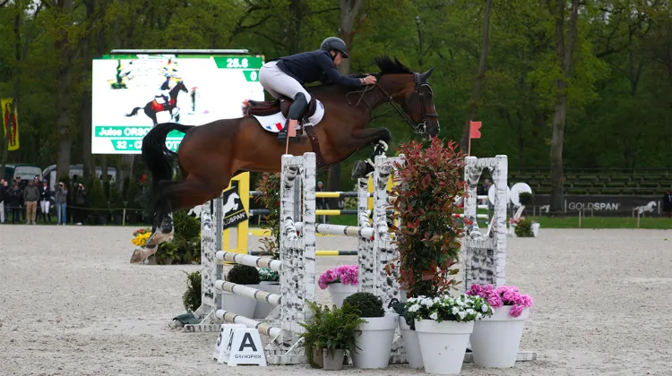 Jules Orsolini et Charlotte 198 ont réalisé un double sans-faute dans le Coupe des nations Jeunes cavaliers du CSIO de Compiègne.