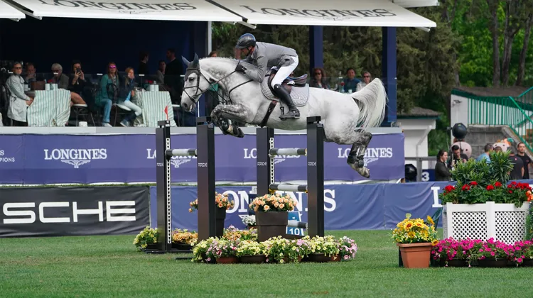 Deuxième victoire en Grand Prix Longines Global Champions Tour pour Christian Kukuk et Checker 47.