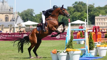 Sara Brionne et Grand Duc du Paradiso se sont classés quatrièmes du Grand Prix CSI 4* de Chantilly Classic le 13 juillet.