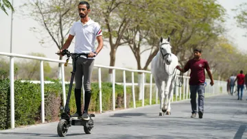 Les écuries d’Al Shaqab abritent quelque sept cents chevaux de sport cette semaine.