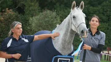 Charlotte Chazel et Hanouka de Traclin ont clôturé le week-end en beauté. 