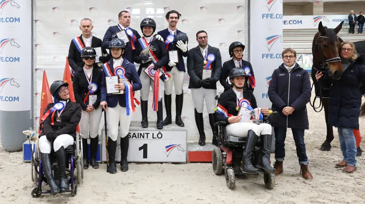 La semaine dernière, le Pôle hippique de Saint-Lô a accueillit les championnat de France de para-dressage.