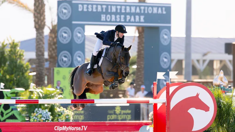 McLain Ward et First Lady ont devancé Nina Mallevaey et Dynastie de Beaufour la nuit dernière en Californie.