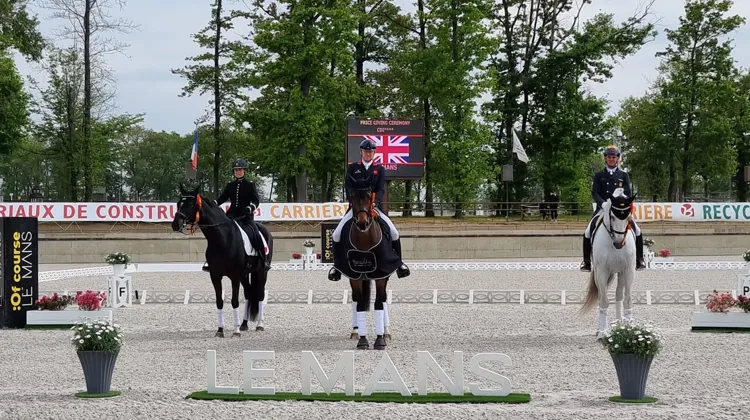 Le podium du Grand Prix 4* qualificatif pour le Spécial. 