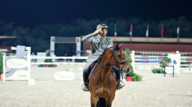 L'Italien Emanuele Gaudiano s'est imposé dans la grosse épreuve du samedi du CSI 3* de Rabat.