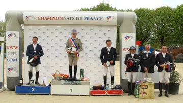 Un beau podium à Pompadour (@P Chevalier)