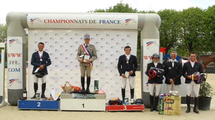 Un beau podium à Pompadour (@P Chevalier)