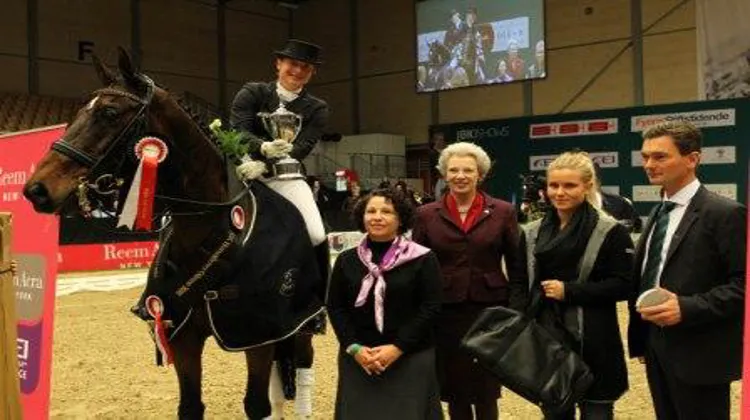 Isabell Werth vainqueur avec Satchmo - photo FEI