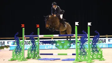 Mathieu Laveau était déjà présent en 2016 au Salon du cheval de Paris, pour les premiers concours Pro organisés sur la carrière Prestige.