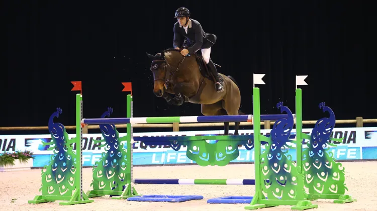 Mathieu Laveau était déjà présent en 2016 au Salon du cheval de Paris, pour les premiers concours Pro organisés sur la carrière Prestige.