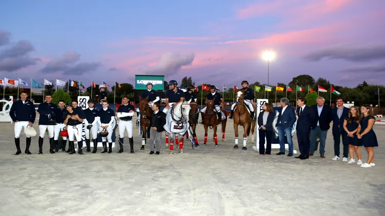 Remise des prix du Longines Equestrian Challenge de 2019.