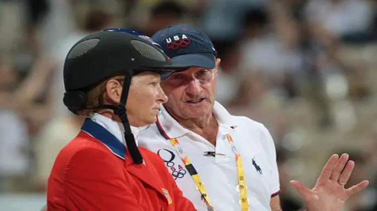 George Morris et Beezie Madden lors des JO de Pékin, en 2008. Crédit photo Scoopdyga
