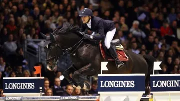 Simon Delestre, actuellement deuxième au classement Coupe du monde, avait remporté le Grand Prix l'an passé sur Qlassic Bois Margot.