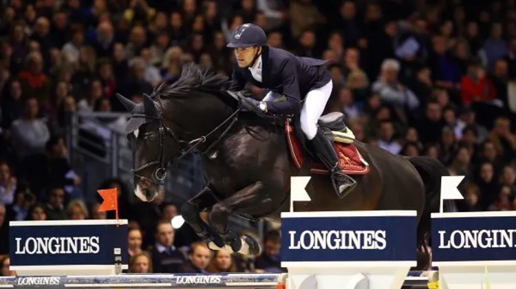 Simon Delestre, actuellement deuxième au classement Coupe du monde, avait remporté le Grand Prix l'an passé sur Qlassic Bois Margot.
