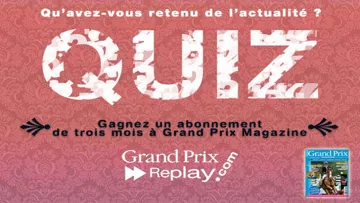 Quiz du 8 avril 2011