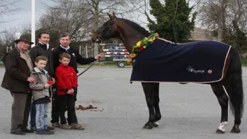 Diamant et la famille Levallois. Ph. Jennifer Decamp.