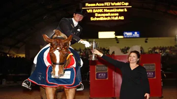 Ulla Salzgeber, vainqueur à Neumünster. Ph. FEI.