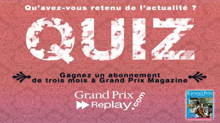 Quiz du 8 avril 2011