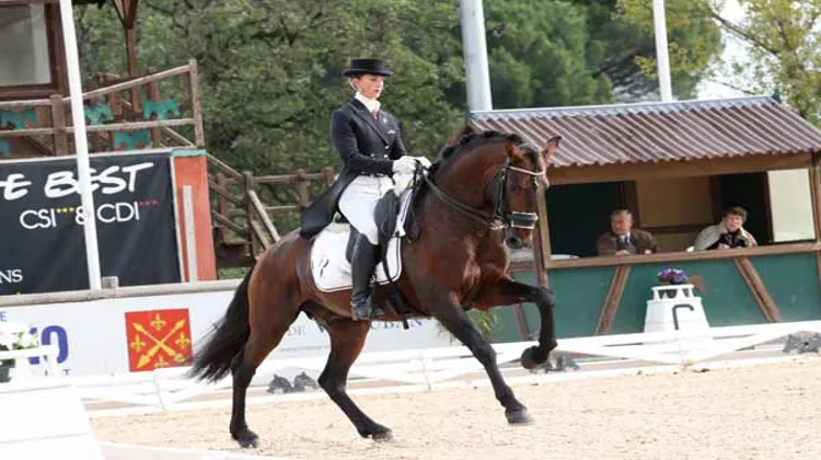 Alizée Froment est à la tête des poneys. Ph. collection Haras du Coussoul.