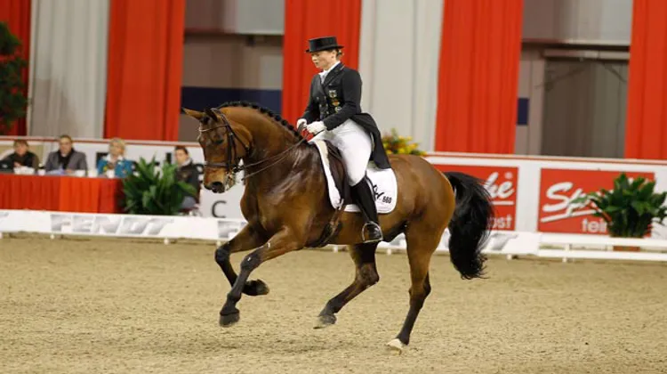 Isabell Werth gagne à Brême. www.sportfotos-lafrentz.de