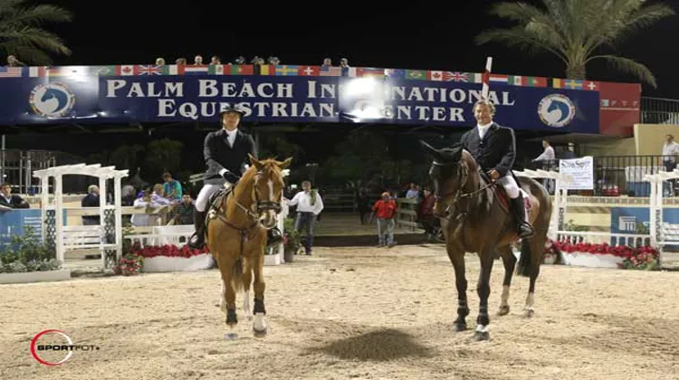 Marie et Michel Hécart au WEF. Ph. Sporfot.