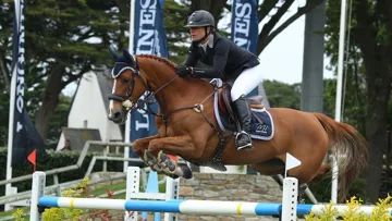 Marie Hécart et sa Myself de Brève ont couru la Coupe des nations de La Baule, en mai dernier © PSV Morel