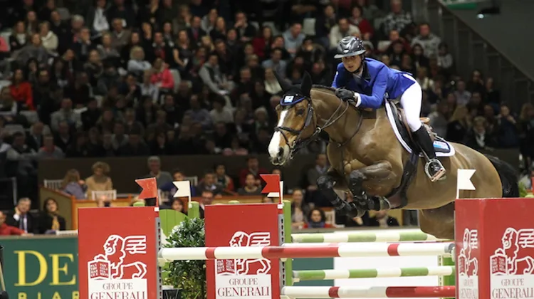 En progrès constants, Nice Stephanie a offert un franc succès à Pénélope Leprevost, ce soir à Bordeaux. Photo PSV Morel