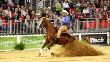 Romuald Poard a remporté son ticket pour la finale de samedi. Photo Scoopdyga.