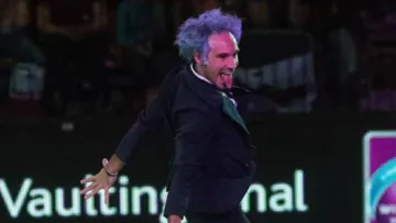 Nicolas Andréani en Einstein pour sa dernière compétition, à Graz, en Autriche. Crédits Michael Graf