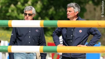 Olivier Bost (à droite), en compagnie de Thierry Pomel.