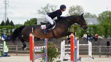 Camille Condé-Ferreira et Pirole de la Chârtre se sont offert le Grand Prix Juniors. Photo Pixel Events