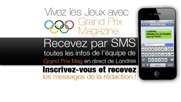Recevez l'actualité des JO par SMS