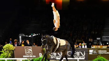 Le champion d'Europe en titre, Jacques Ferrari, a remporté l'édition 2013 du concours international de Saumur. Il vient cette année défendre son titre. Photo Daniel Kaiser