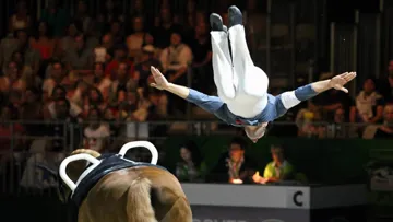Nicolas Andreani lors de sa participation aux Jeux équestres mondiaux de Caen. Photo Scoopdyga