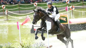 Abraxxas, ici lors de sa victoire aux J.O. de Londres, devra prouver à sa cavalière Ingrid Klimke qu'il est le candidat idéal pour les championnats d'Europe. (Photo Scoopdyga)
