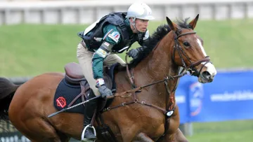 Donatien et Pivoine des Touches en plein CICO 3* de Fontainebleau, fin mars (photo Scoopdyga)