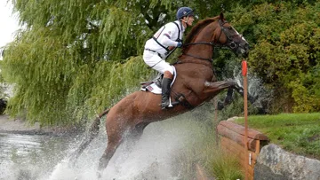 William Fox-Pitt, en photo avec Chilli Morning lors du championnat d'Europe de Malmö, remet son titre en jeu ce week-end à Blenheim © Scoopdyga