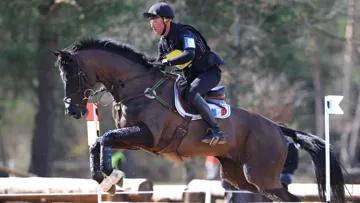 Arnaud Boiteau et Quoriano*ENE-HN se sont emparé de la troisième place au CICO 3* de Fontainebleau. Ils ont ainsi gagné trente-et-une places. Photo Scoopdyga 