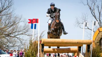 William Fox-Pitt, le Britannique numéro un mondial, ici en selle sur My Bay Hero lors de l'étape du circuit FEI Classics de Lexington aux États-Unis, sera présent à Luhmühlen. Photo StockImageServices.com/FEI