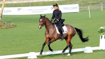 Arnaud Boiteau et Quoriano*ENE-HN ont fait une belle démonstration pour l'équipe de France . Photo Pauline Chevalier